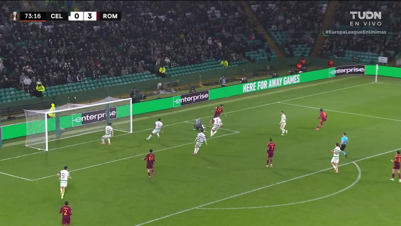 ¡GOL!  anota para AS Roma. Leon Bailey