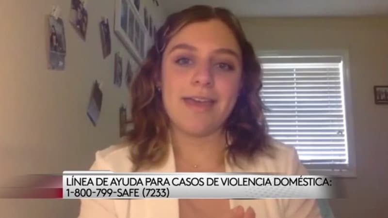 También recomendó a las víctimas buscar ayuda en la línea nacional para casos de violencia doméstica: 1-800-799-SAFE (7233)