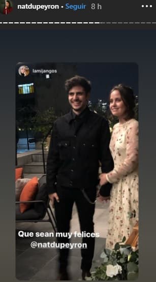 En el caso del novio,
<b>Yago Muñoz,</b> optó por un look totalmente negro.