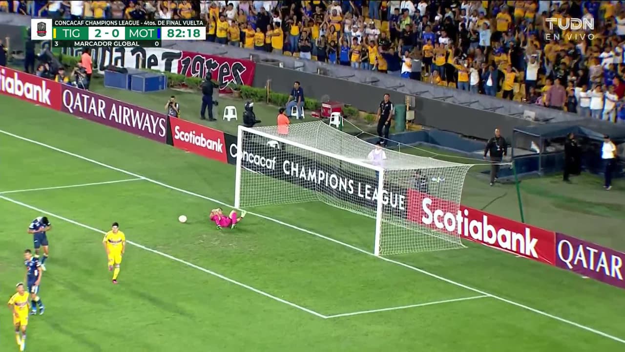 ¡GOL!  anota para Tigres. Luis Quiñones