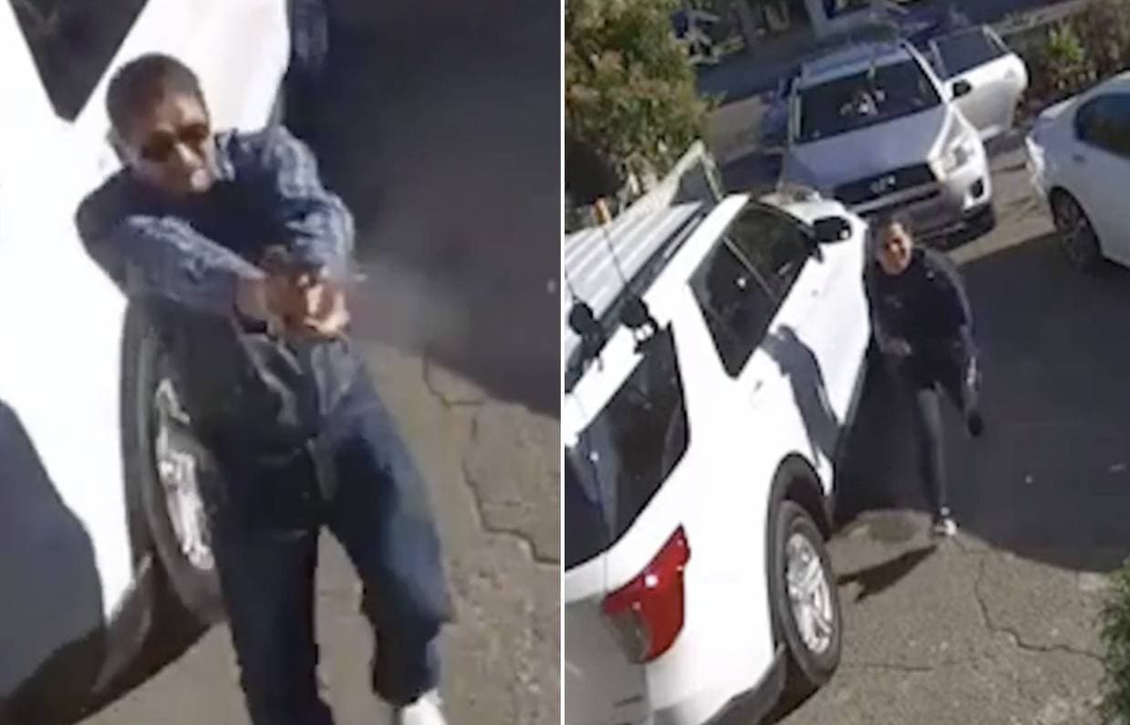 Un hispano es buscado por la
<a href="https://www.univision.com/temas/policia">policía</a> de Los Ángeles y el FBI después de un tiroteo que cobró la vida de una mujer de 35 años frente a su hija de tres años en Pacoima.