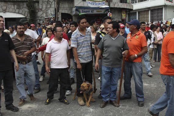 Este fue el día que incitó a la violencia en el municipio de San Bartolo. Foto de Twitter.