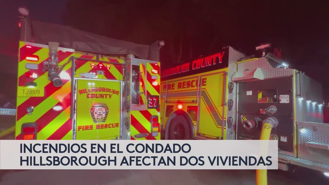 Tanque de gas explota y causa incendio en casa de familia en el condado Hillsborough