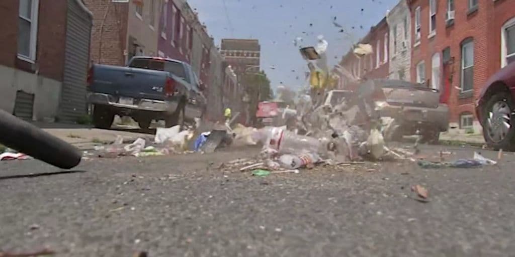 El barrido de calles llega a todos los vecindarios de Filadelfia