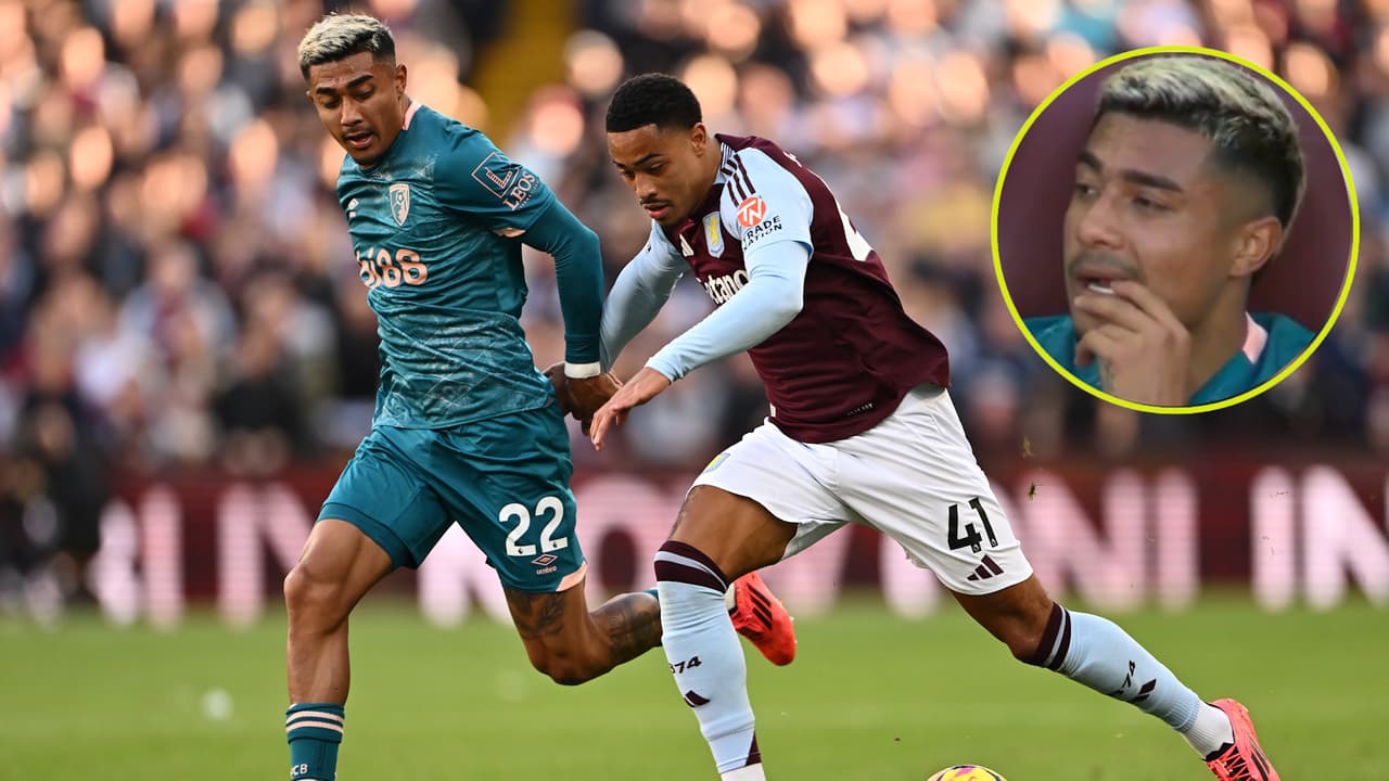 La reacción de Julián Araujo al salir de cambio en media hora