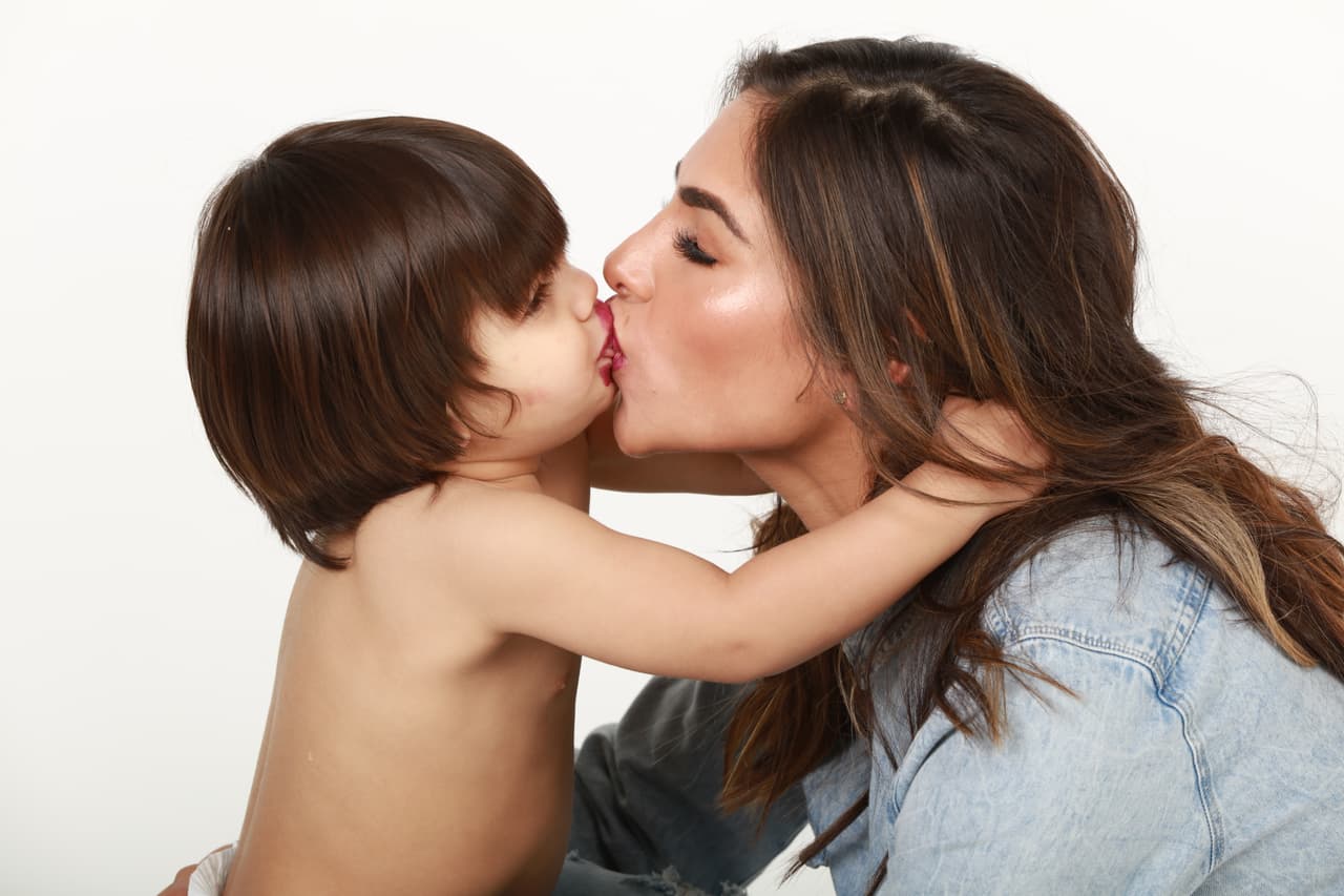 "Cuando ya ve que estoy enojada, yo lo paro y le dijo: 'Matteo, mírame'".