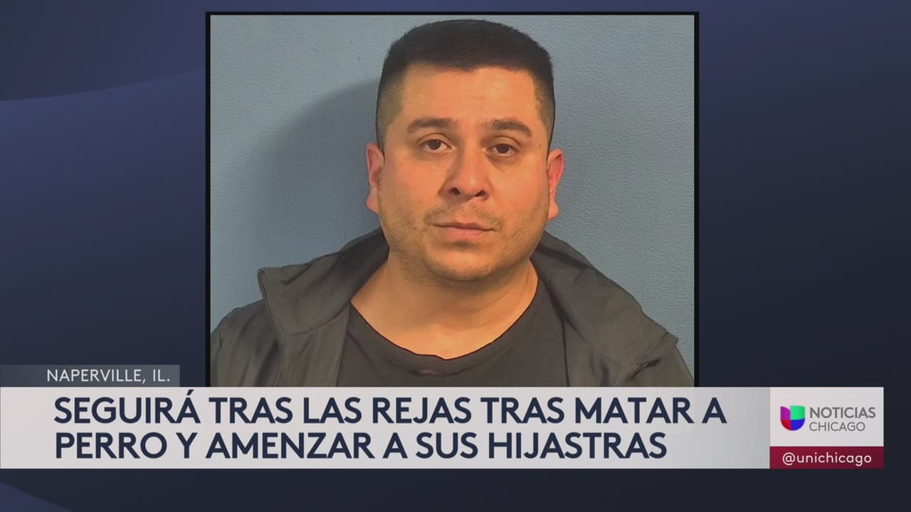 Acusan un hombre de matar a su perro y amenazar a sus hijastras: Una niña de 14 años fue quien llamó al 911 en suburbio de Chicago