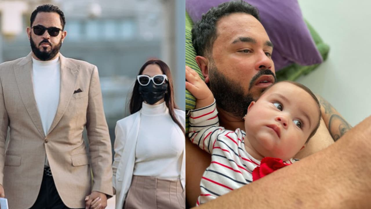 Por primera vez, Raphy Pina se deja ver con el grillete de arresto al lado de su hija Vida