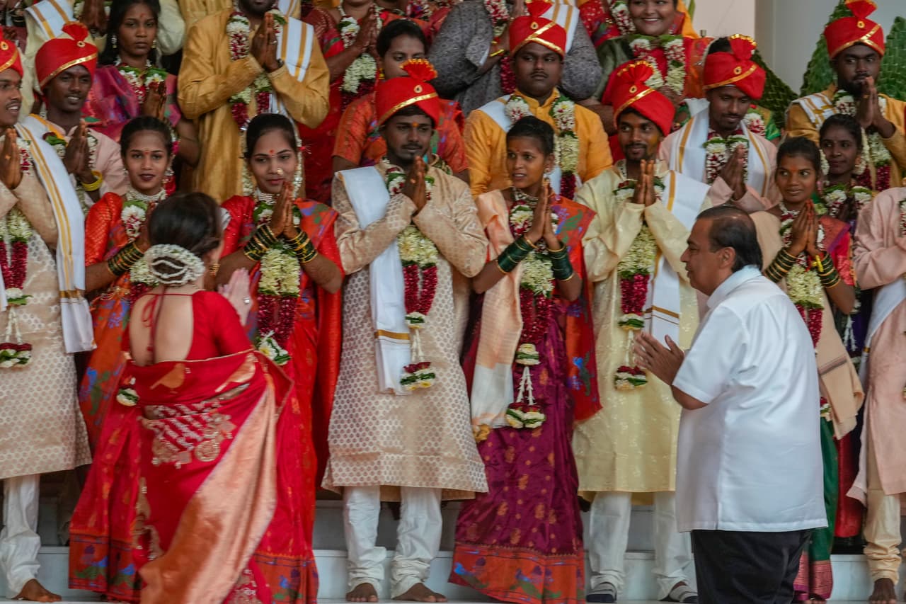 El presidente de Reliance Industries Limited, Mukesh Ambani.