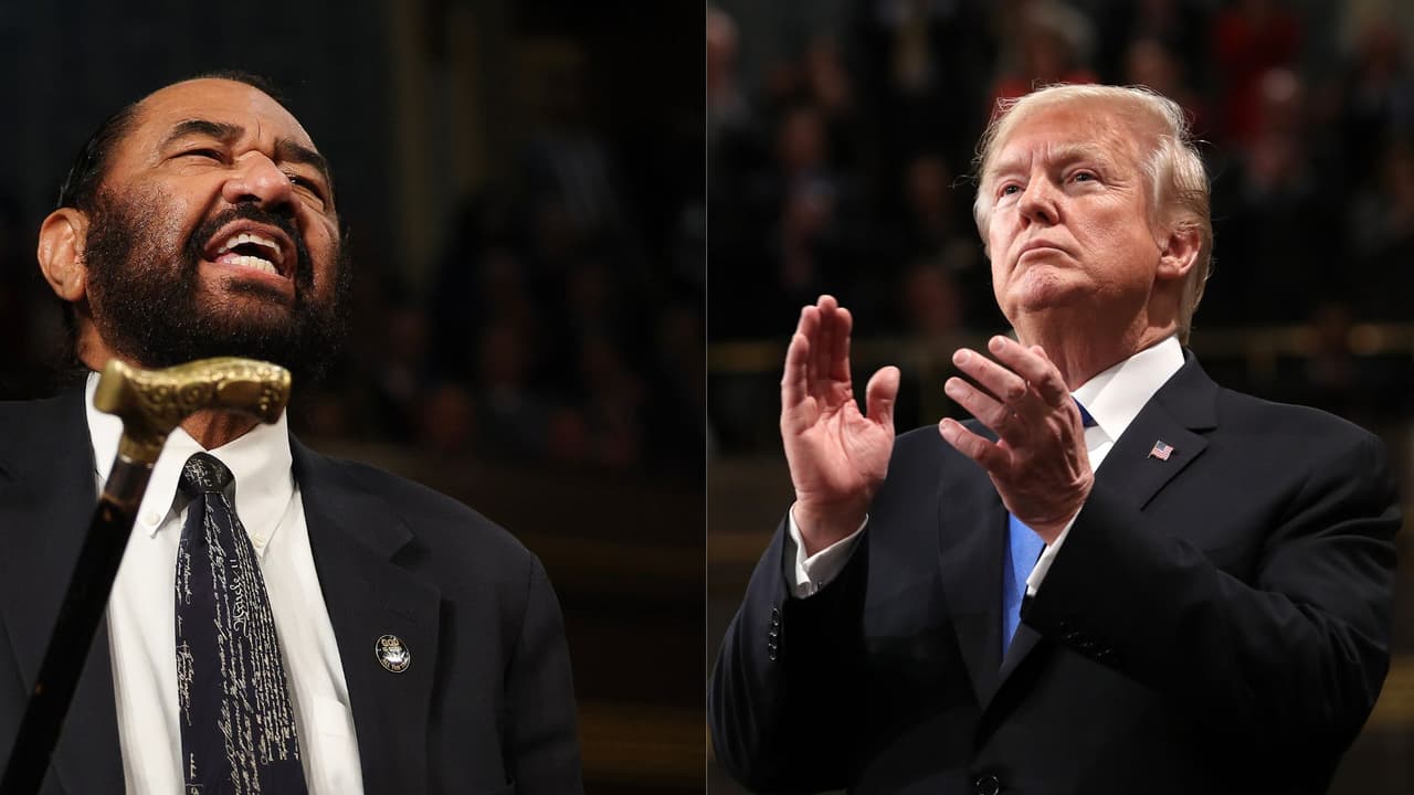 La Cámara censura a Al Green, el demócrata que gritó a Donald Trump en el discurso del Estado de la Unión
