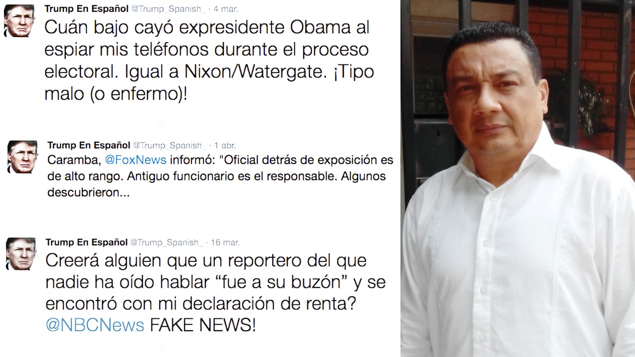 El colombiano que le traduce a Trump gratis su cuenta de Twitter