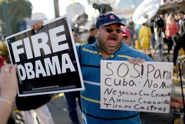 La disidencia cubana recibió con disgusto y moderación la decisión de los gobiernos de Cuba y Estados Unidos de restablecer relaciones diplomáticas.  