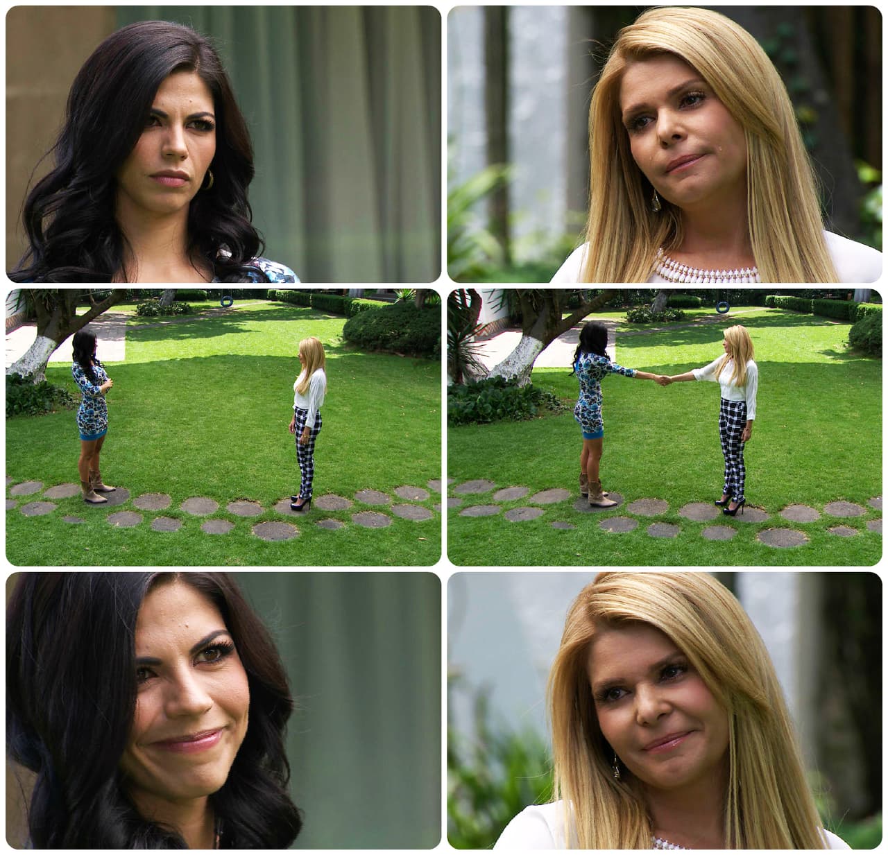 Nos dio mucho gusto saber que las diferencias entre tú y María se han quedado atrás.