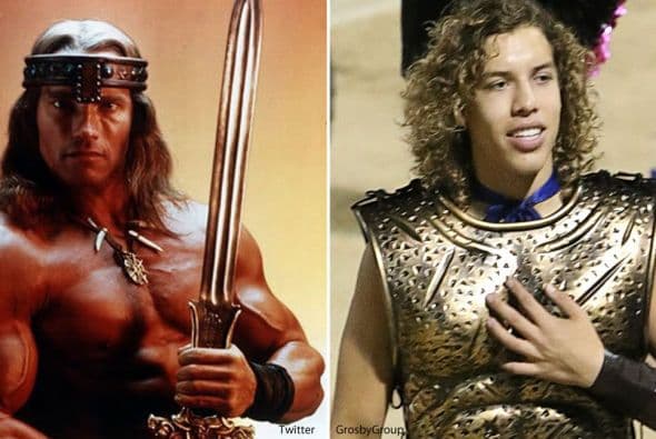 Así es, nos recuerda al mismísimo Conan.