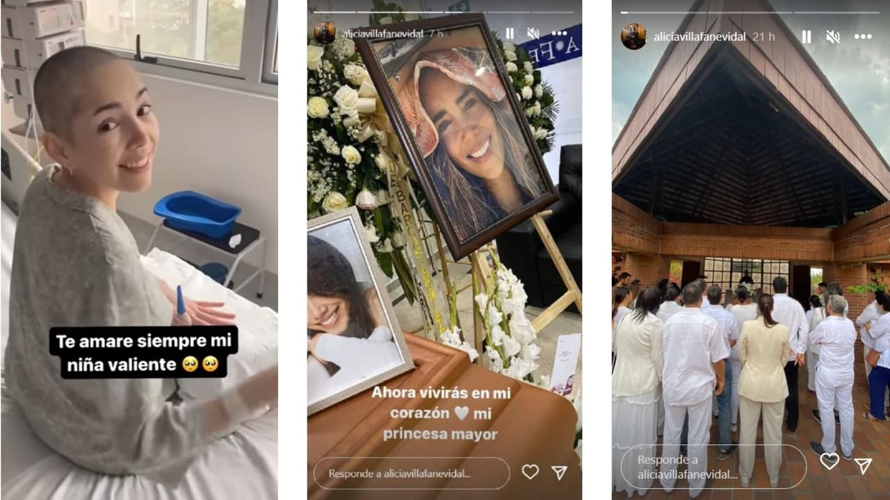 Tía de Alejandra Villafañe compartió imágenes del funeral de la actriz.