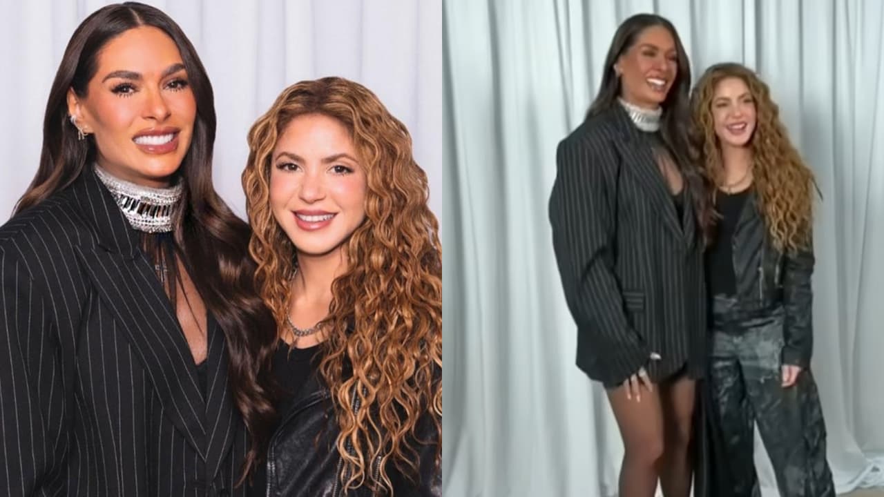 Galilea Montijo estaba feliz por encontrarse con Shakira.