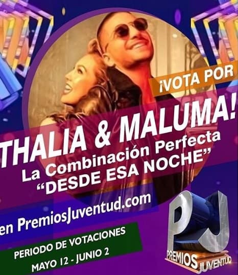 Por supuesto, no se puso olvidar de su colavboración con Maluma, la cual ha causado mucho revuelo.