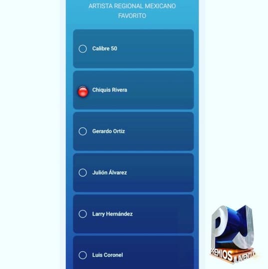 Con esta imagen, Chiquis Rivera invitó a todos a votar por ella en la categoría Artista Regional Mexicano.