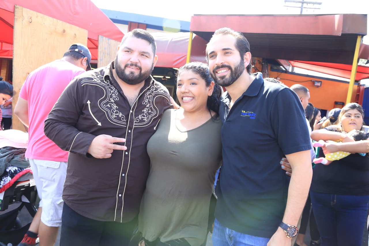 El Free-guey show es muy querido por su público y estas fotos lo demuestran.