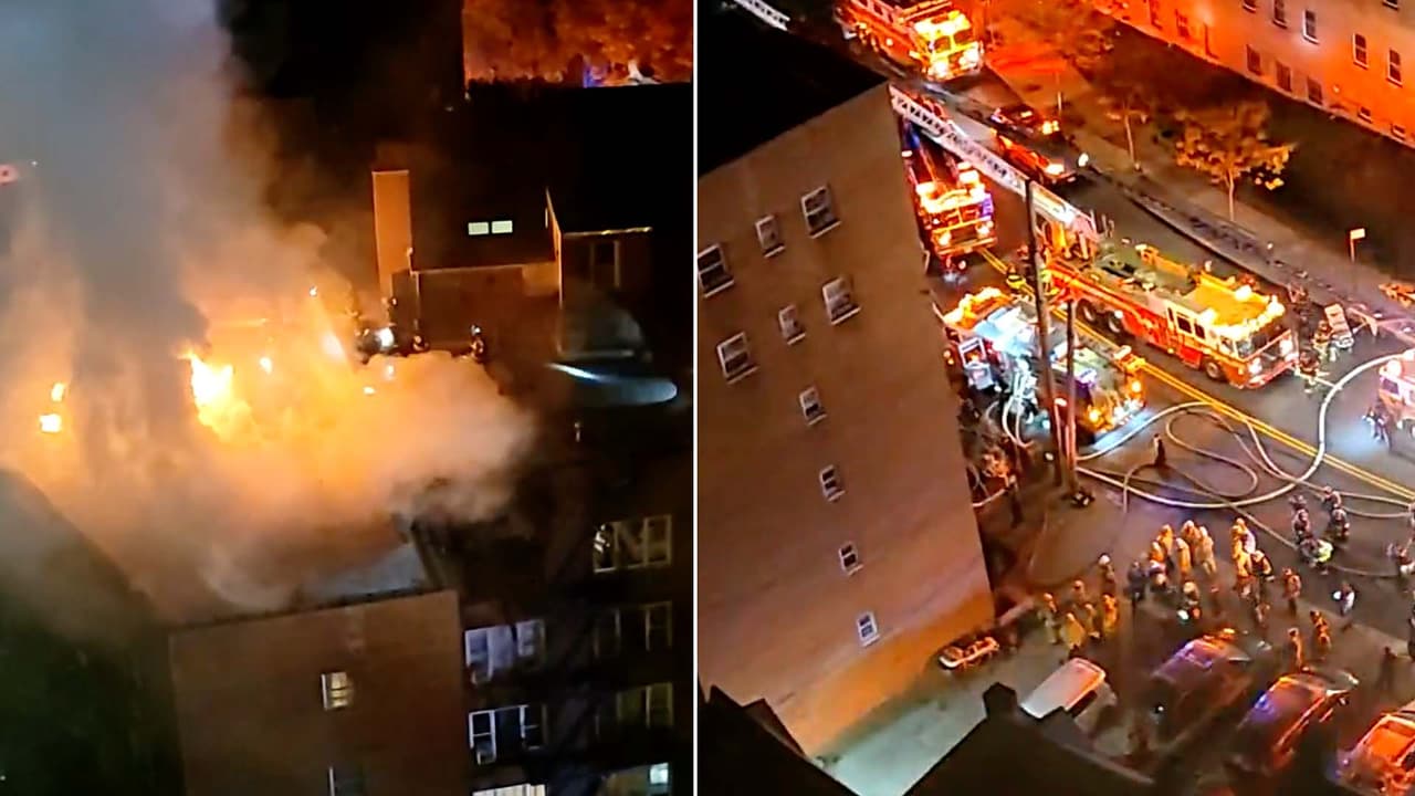 Ocho personas, incluyendo tres bomberos, resultan heridas en un incendio en El Bronx