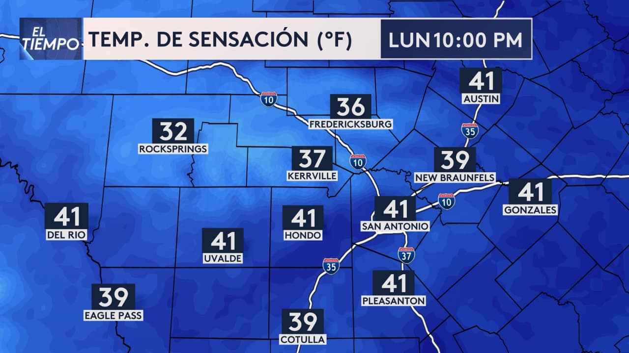 El lunes terminará con una sensación térmica de poco más de 40 grados, lo que
<b>anticipa otra noche extremadamente fría</b>.