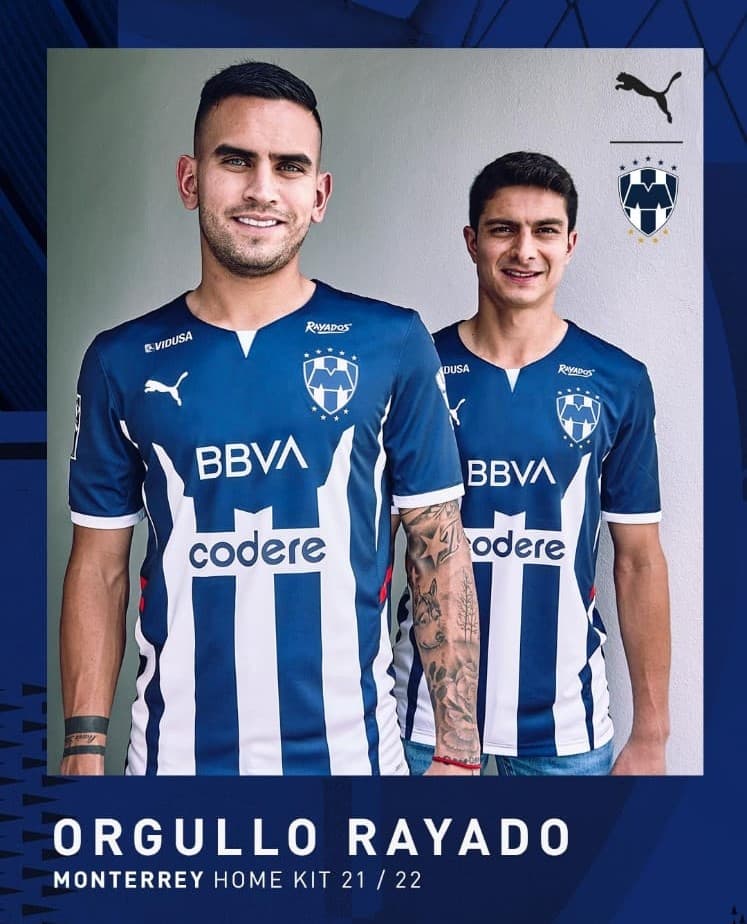 Los Rayados llevan su orgullo en la piel y en el corazon; estrenan nuevo patrocinador.