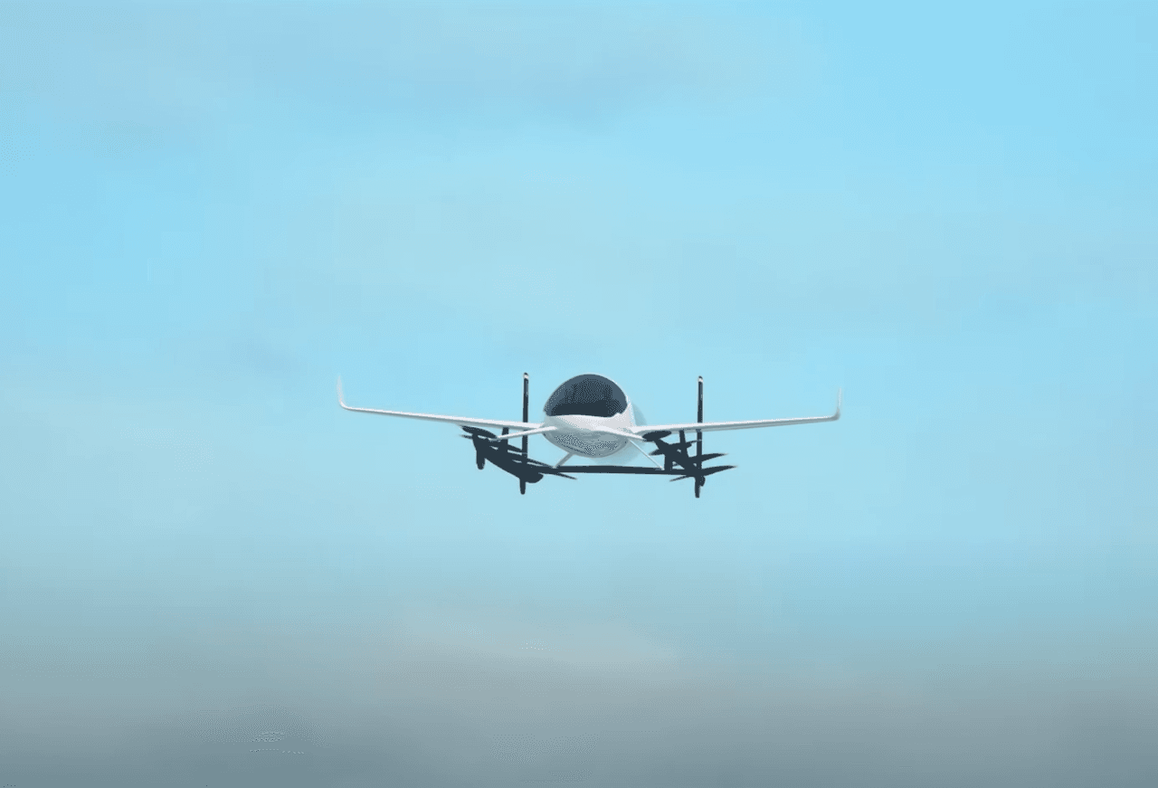 Además, la visión a futuro será que algunos taxis viajarán con pilotos automáticos para volar rutas preestablecidas automatizadas.
<br>
<br>Prototipo de Electric VTOL Aircraft - demostración de vuelo a escala.