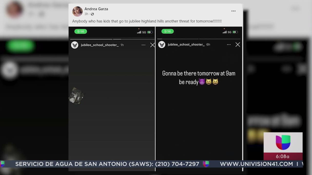 Una amenaza de tiroteo moviliza a la escuela Jubilee Highland Hills en San Antonio