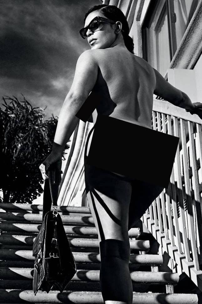 Tal vez su posado más atrevido fue para la revista Love Magazine.