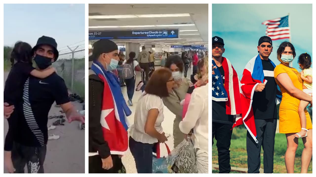 Así llegó a Miami el youtuber Alain Paparazzi Cubano tras cruzar con su familia el Río Bravo