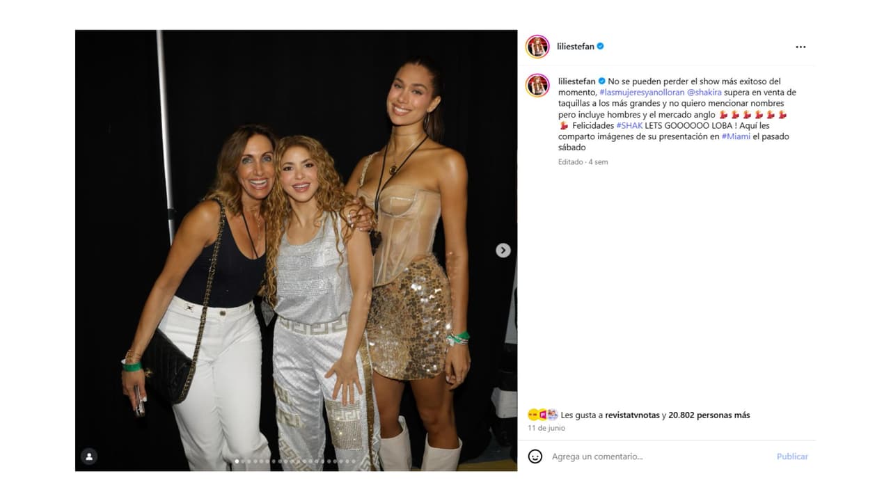 Lina es más alta que Lili Estefan.