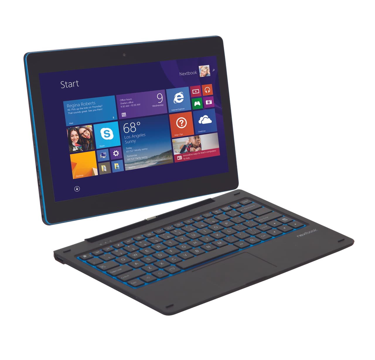 Amante de la tecnología, este puede ser un obsequio que le sacará una gran sonrisa. Se trata del nuevo procesador basado en Intel Atom Nextbook Flexx 11.6 "un quad-core para un rendimiento óptimo y el más reciente de Microsoft Windows 8.1 del sistema operativo táctil.