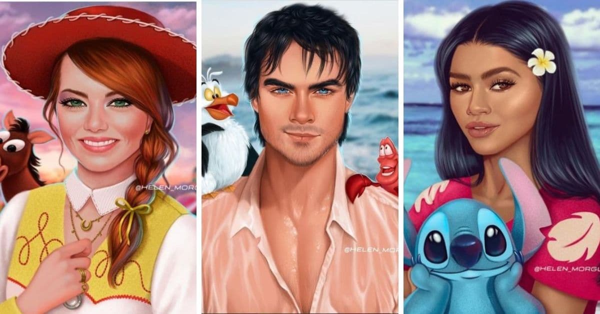 9 celebridades como personajes animados: Zendaya como Lilo es adorable