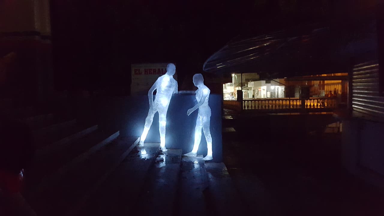 Iluminación urbana en Tuxtla.