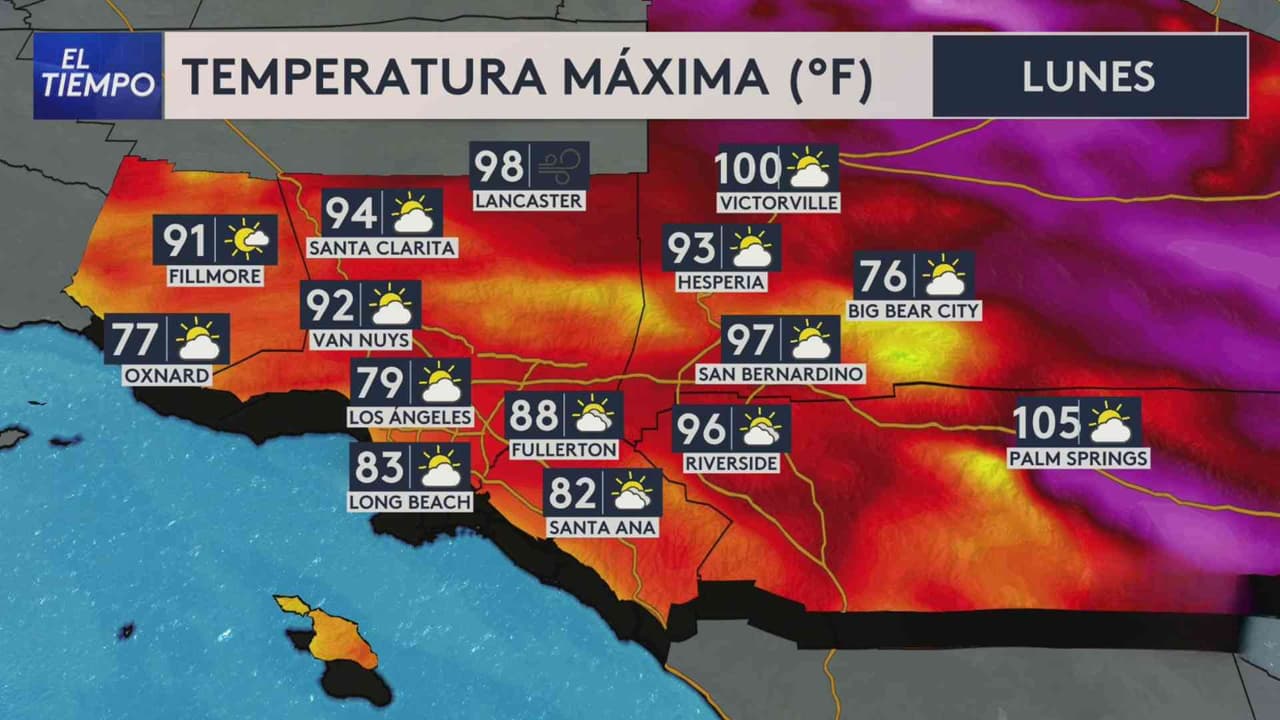 Pronóstico del tiempo hoy en Los Ángeles: Amanecer cálido y tarde templada; el termómetro alcanzará 90 °F