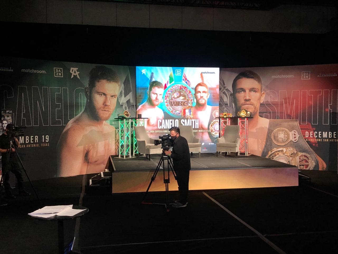 Las postales de la última conferencia previa al Canelo vs Smith | Luego de trece meses de inactividad, el mexicano tendrá una complicada prueba en las 168 libras.