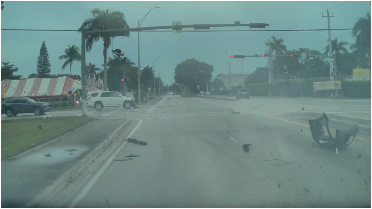 Video muestra accidente de tráfico en Kendall en el que murió una hispana madre de dos niños