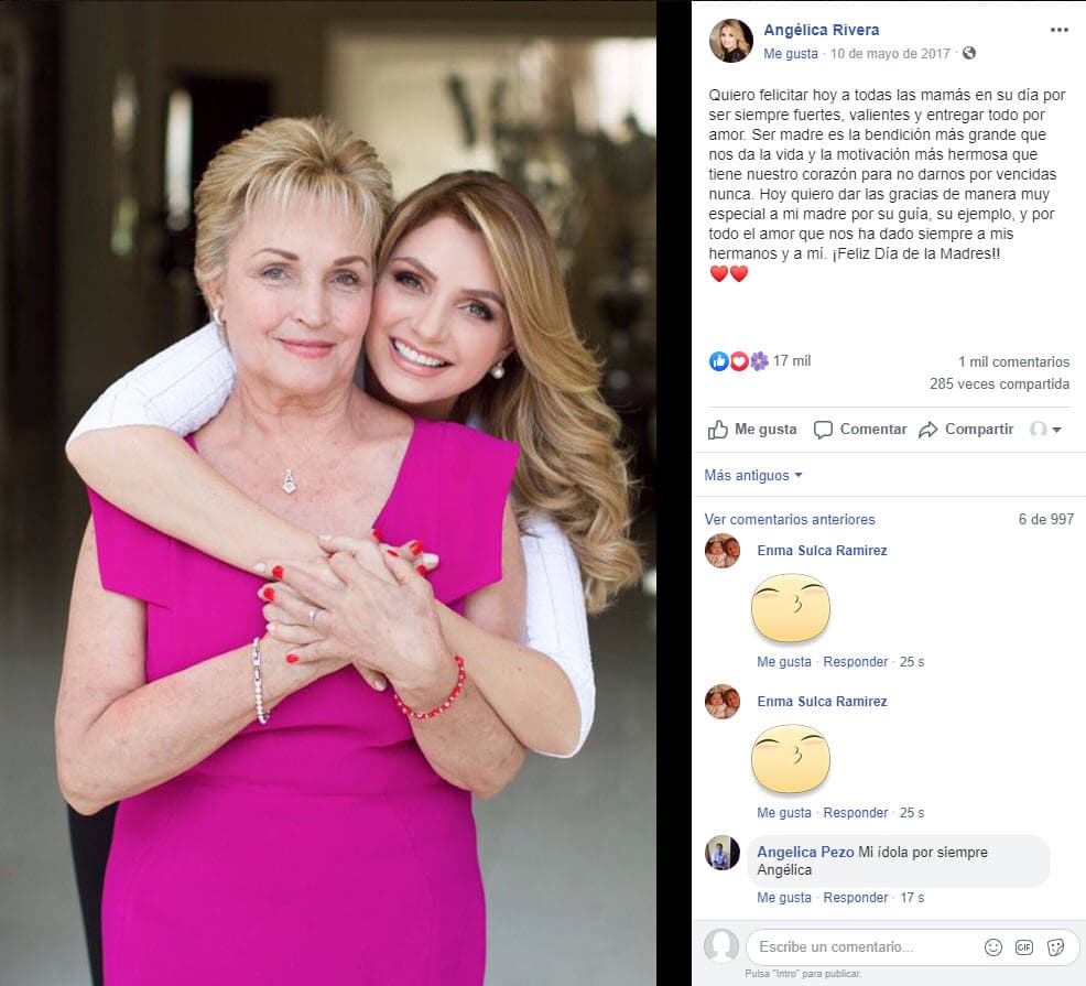 Según información de la revista 
<a href="https://mx.hola.com/famosos/2019070927975/muerte-abuelo-angelica-rivera-sofia-fernanda-castro/" target="_blank">¡Hola! México</a>, el fallecido miembro de la familia de Angélica Rivera era el padre de María Eugenia Hurtado, madre de la actriz.