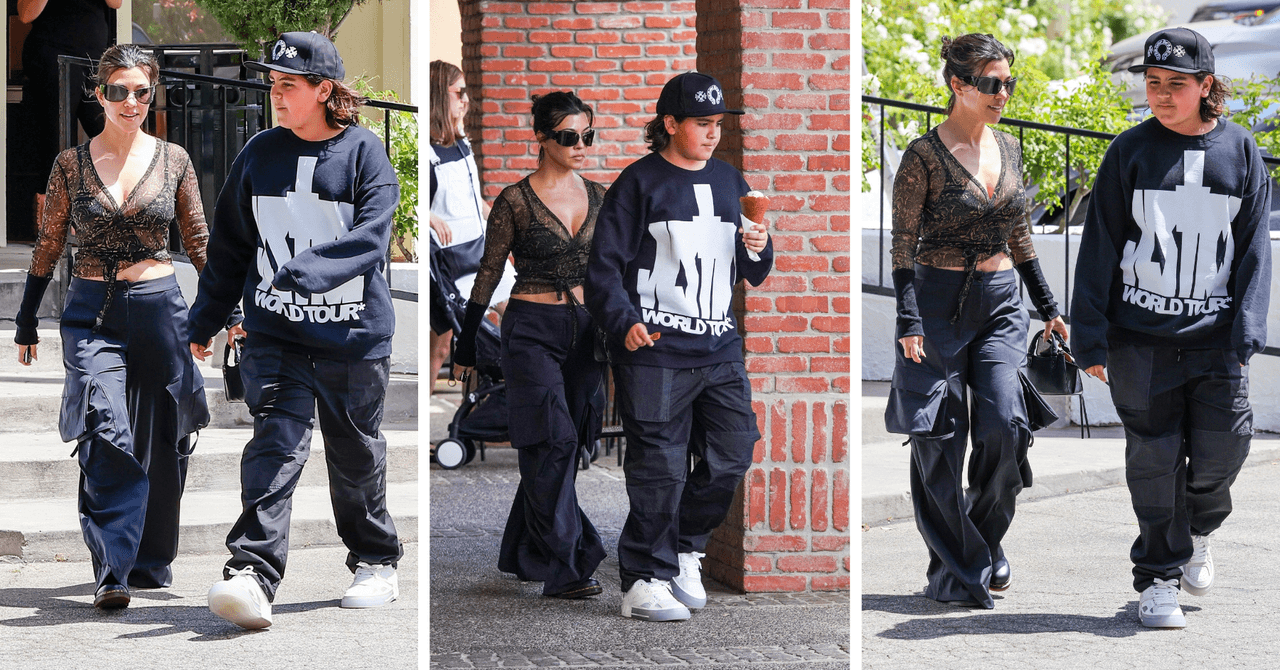 Kourtney Kardashian y Mason Disick