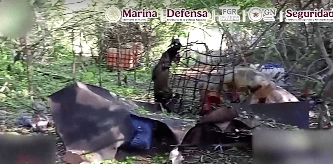 Es frecuente hallar estos sitios clandestinos dedicados para la elaboración de drogas en puntos como Sinaloa.