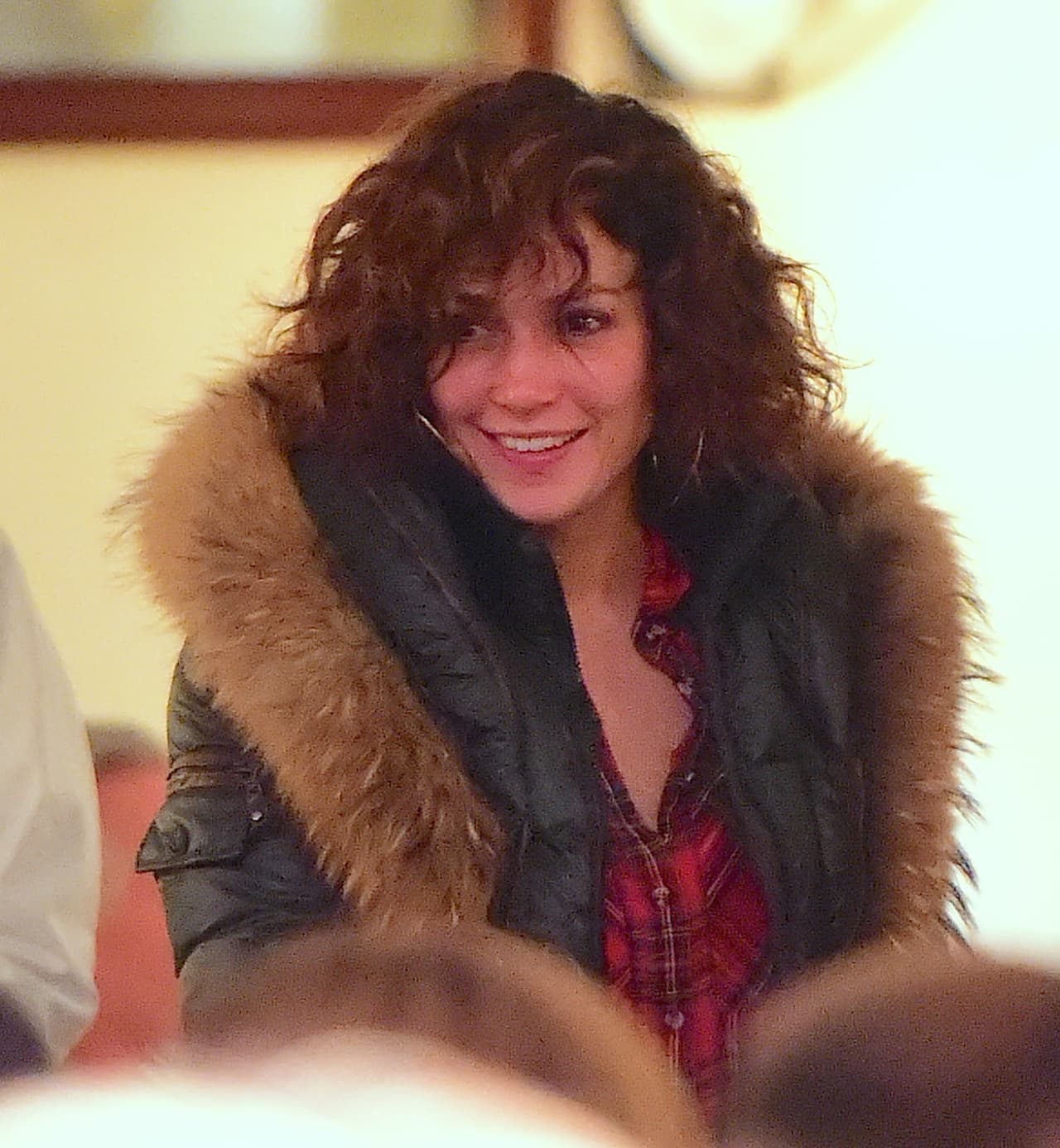 Vimos a la diva con su melena alborotada y sin maquillaje.