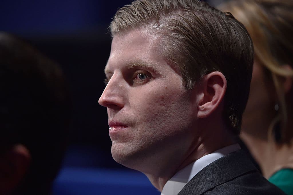 Eric Trump criticó duramente al jefe del Partido Demócrata.
