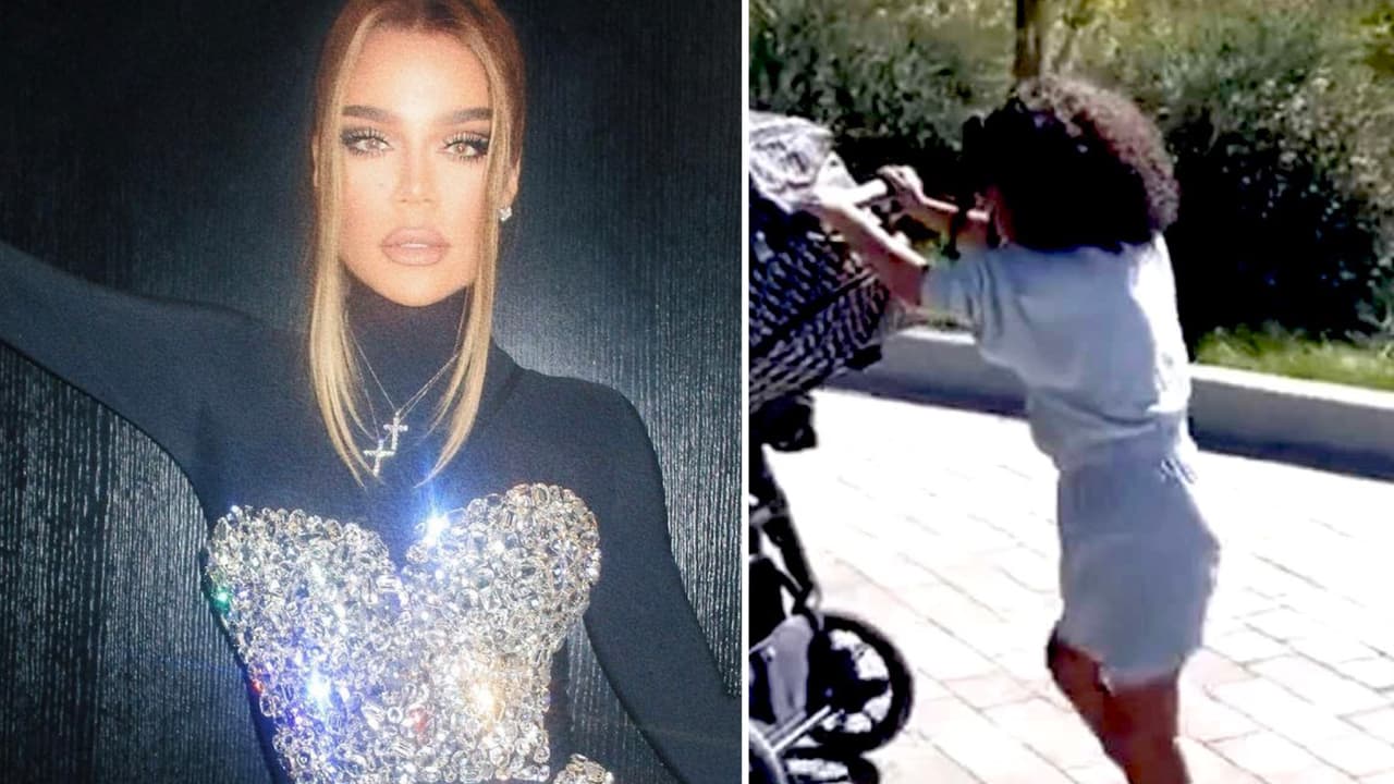 Khloé Kardashian pasea a su bebé de 3 meses en carrito Dior de 4,900 dólares: mira cómo luce