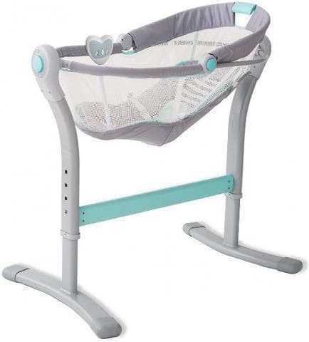<b>Cunita moisés SwaddleMe By Your Bed Sleeper de Summer Infant</b>
<br>
<br>
<b>Riesgo</b>: Han ocurrido muertes de bebés en productos, de otros fabricantes, diseñados para dormir a un bebé inclinado, después de que los bebés pasaran de estar de espaldas hasta quedar sobre el estómago o de costado, o bajo otras circunstancias
<br>
<br>
<br>