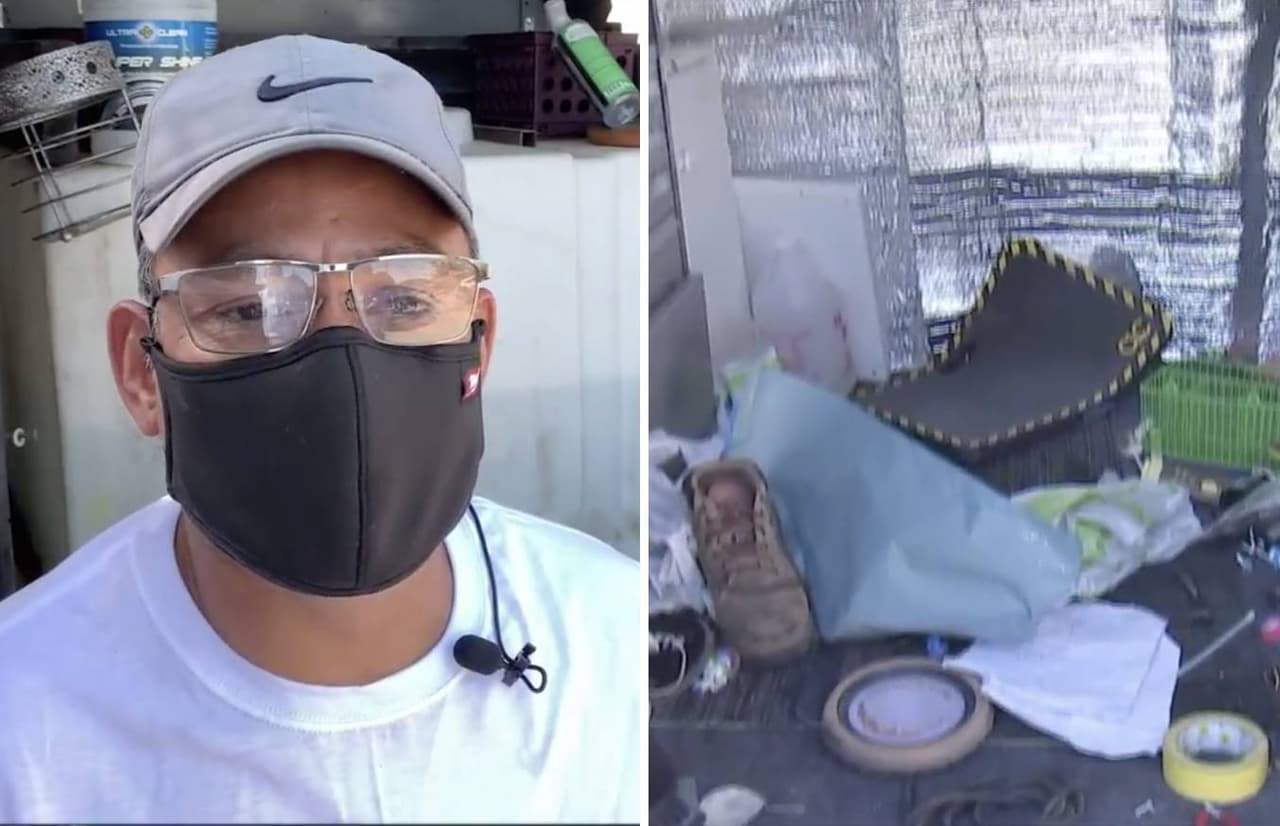 “Se llevaron todo”: hispano narra cómo robaron el carro y sustento económico de su familia