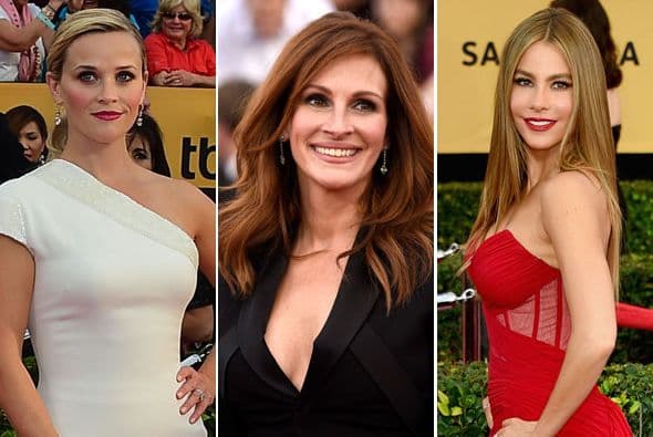 Mira qué celebridades se lucieron con sus modelitos en los premios del Gremio de Actores en 2015... ¡y quiénes no! ¡Estuvo repleto de famosos!