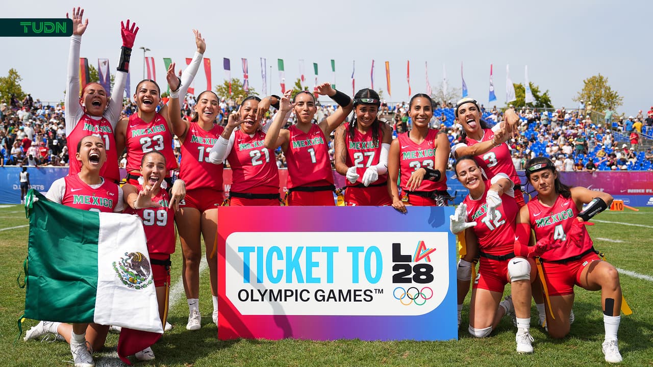 Selección Mexicana de flag football femenil logra boleto a Juegos Olímpicos LA28