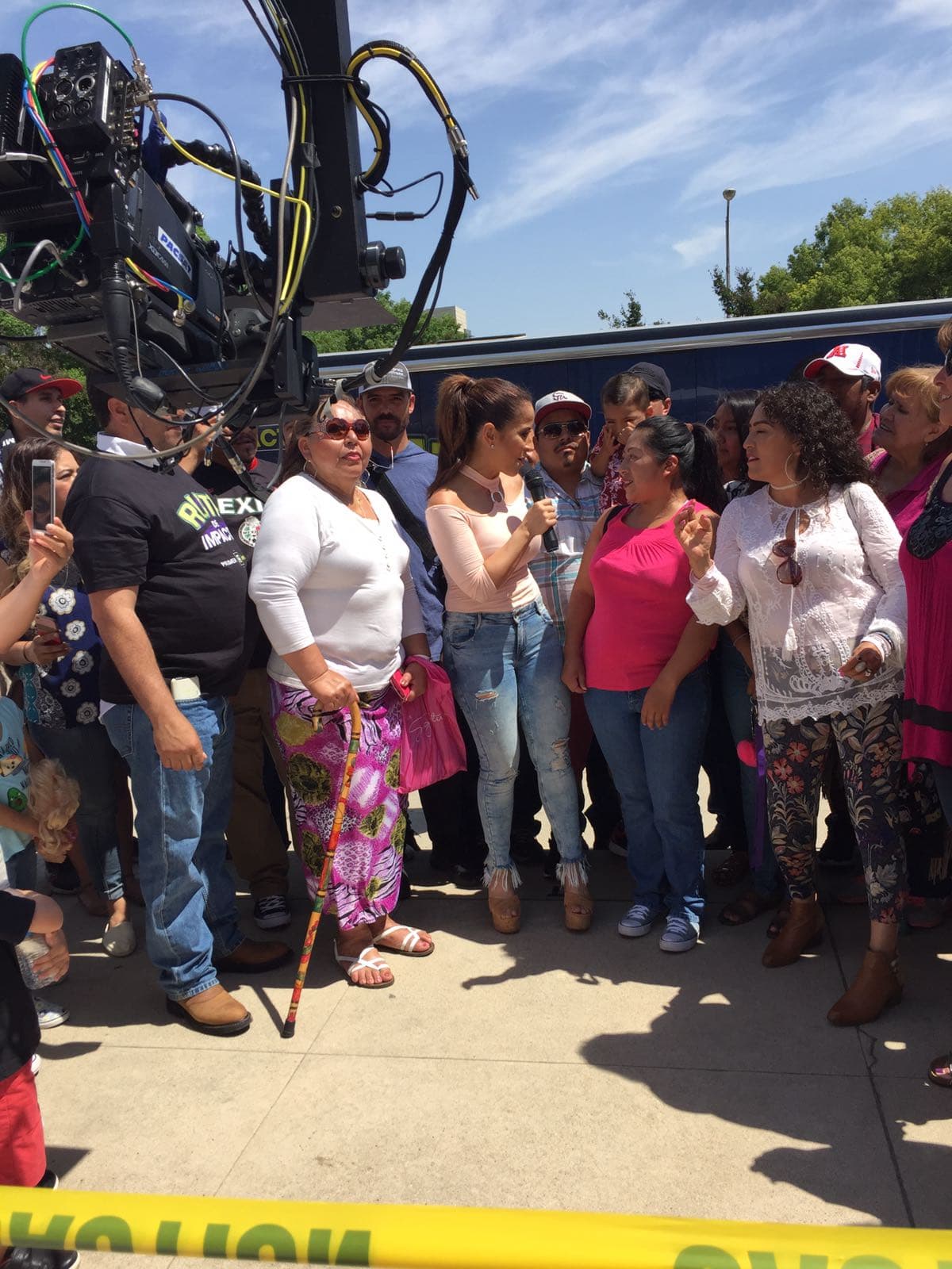 Jackie Guerrido habló con la comunidad de Fresno.