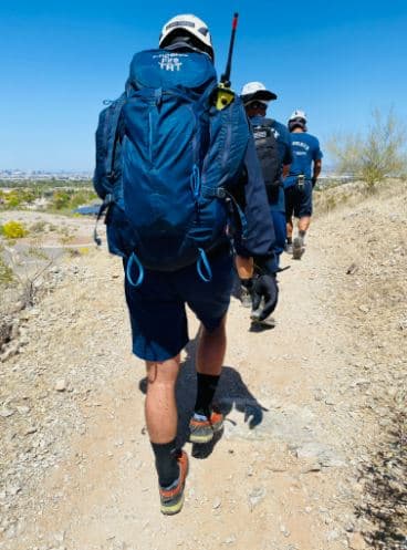 El Departamento de Bomberos de Phoenix atendió un llamado de emergencia en South Mountain.