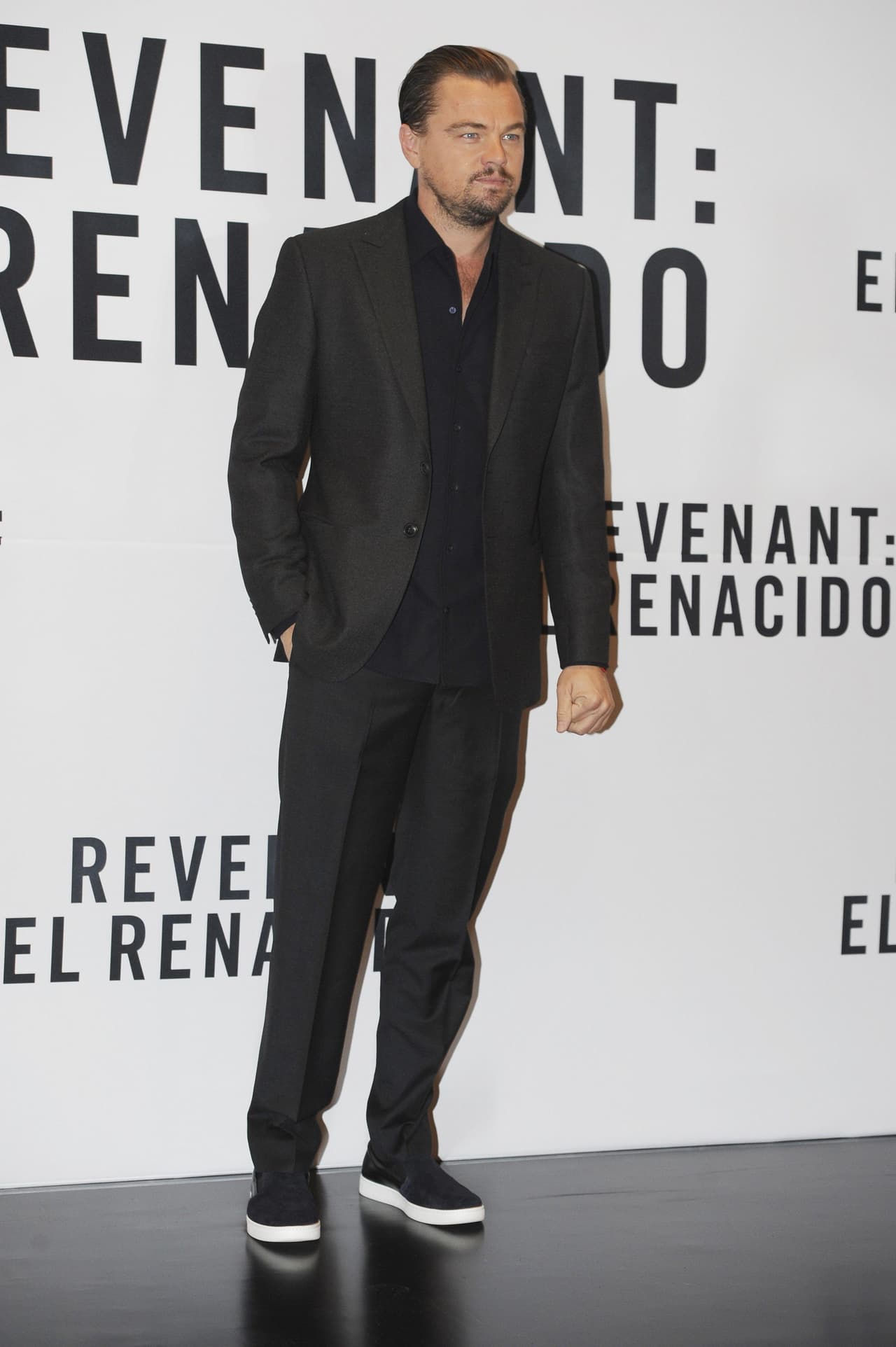 Y DiCaprio obvio también estaba emocionado.